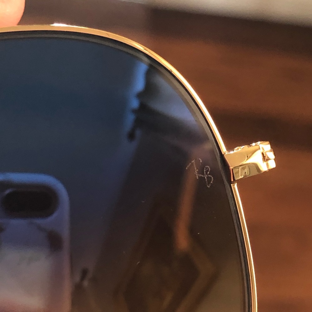 Brand New Blue Grey Ray Bans- 62mm - Picture 7 of 8